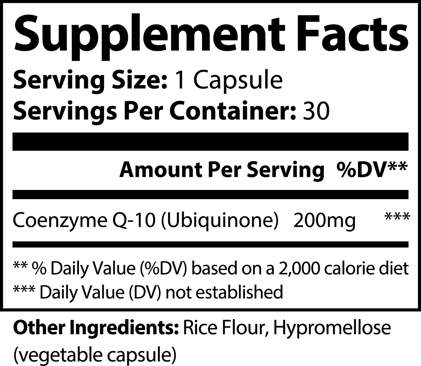 CoQ10 Ubiquinone - Cellular Energy & Heart Health Support
