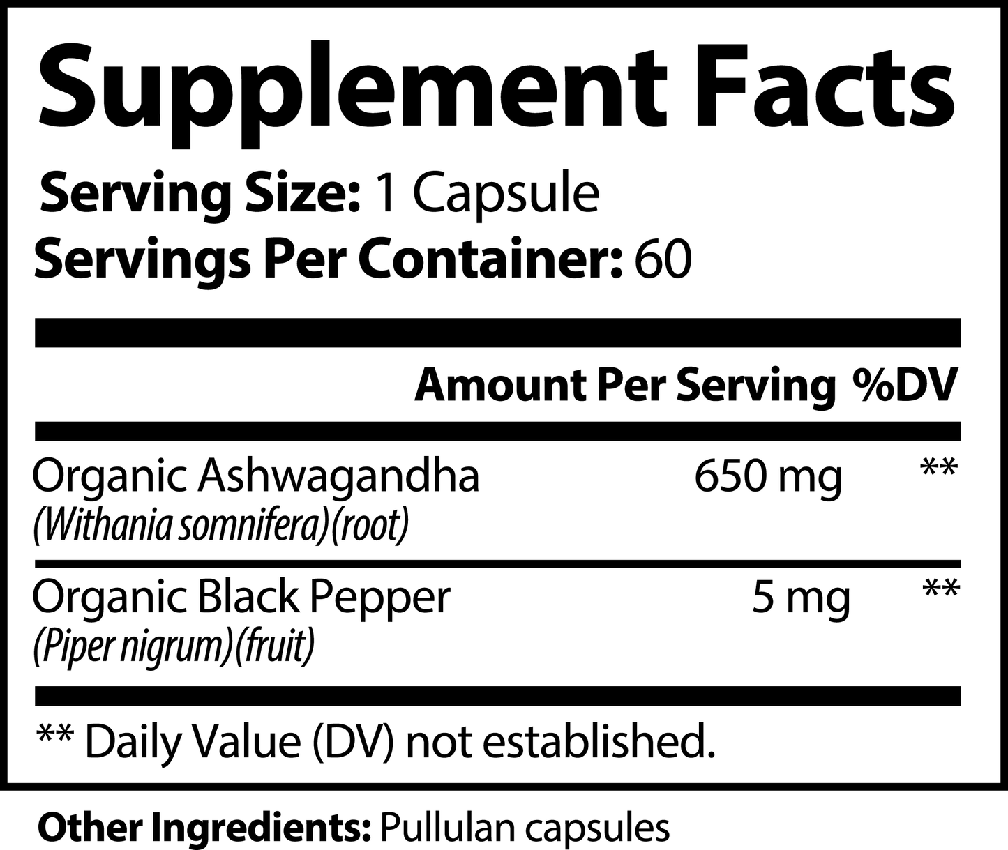 Ashwagandha - Hormones & Wellness